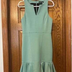 Tibi Sleeveless Mint Midi Dress